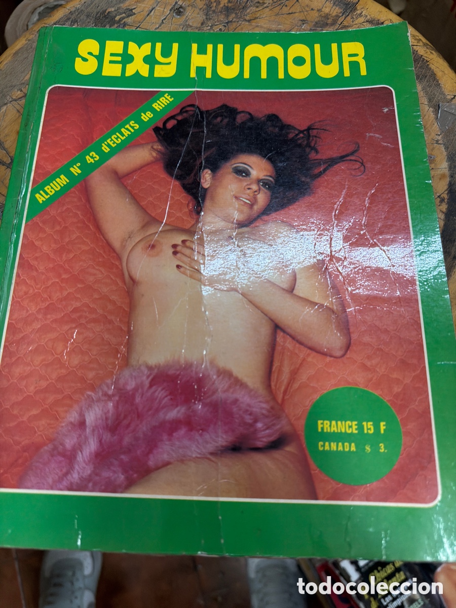 Coleccionismo de revistas y peri&oacute;dicos: Revista er&oacute;tica vintage SEXY HUMOUR.album n 43 d&rsquo; eclats de rote.cobtiene 3 ejemplares.a&ntilde;o 1975. Ilu