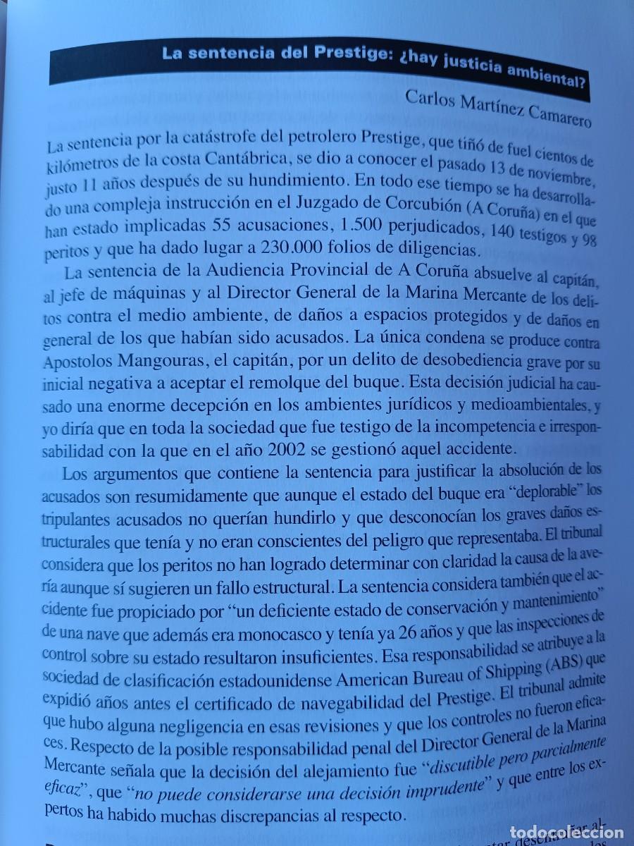 Coleccionismo de revistas y peri&oacute;dicos: LA SENTENCIA DEL PRESTIGE. SIN JUSTICIA AMBIENTAL. 6 P&Aacute;GS REVISTA VIENTO SUR 2014