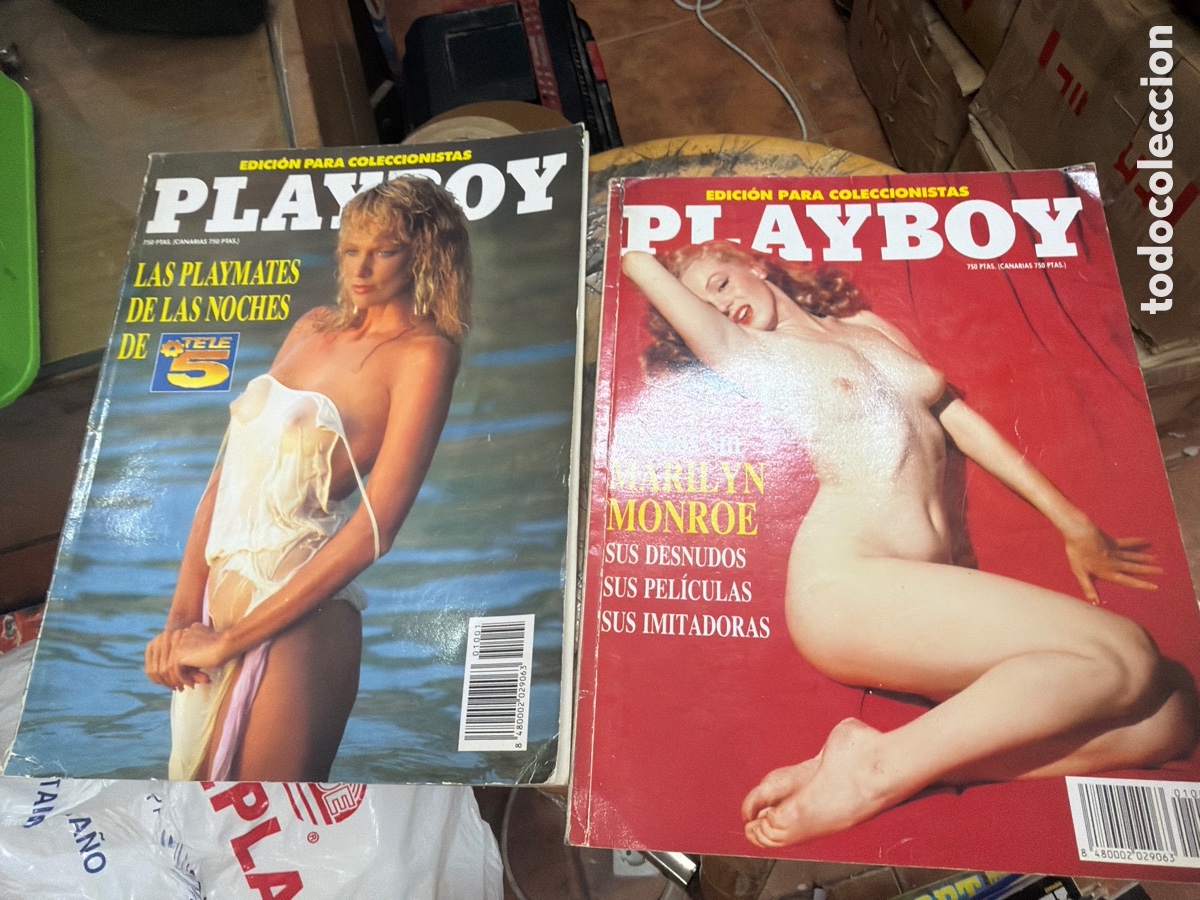 Coleccionismo de revistas y peri&oacute;dicos: Lote de 2 revistas eroticas PLAYBOY EDICI&Oacute;N PARA COLECCIONISTAS.a&ntilde;os 90.ilustrado