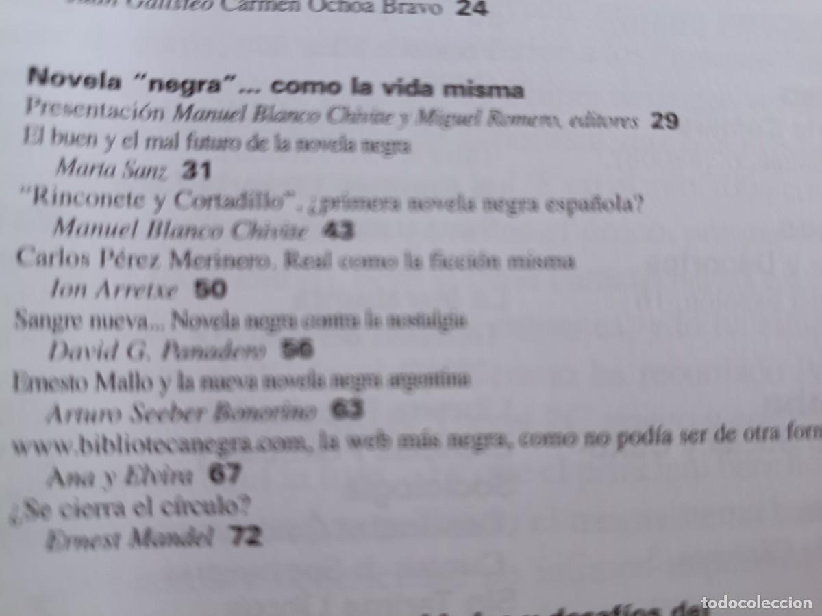 Colecionismo de Revistas e Jornais: DOSSIER NOVELA NEGRA. 49 P&Aacute;GS REVISTA VIENTO SUR 2013