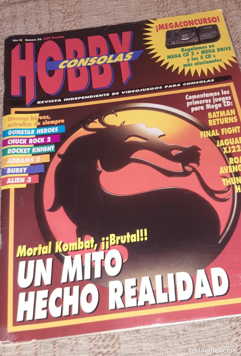 Collectionnisme de Revues et Journaux: Hobby Consolas - revista Numero 24 - 1993 Mortal Kombat
