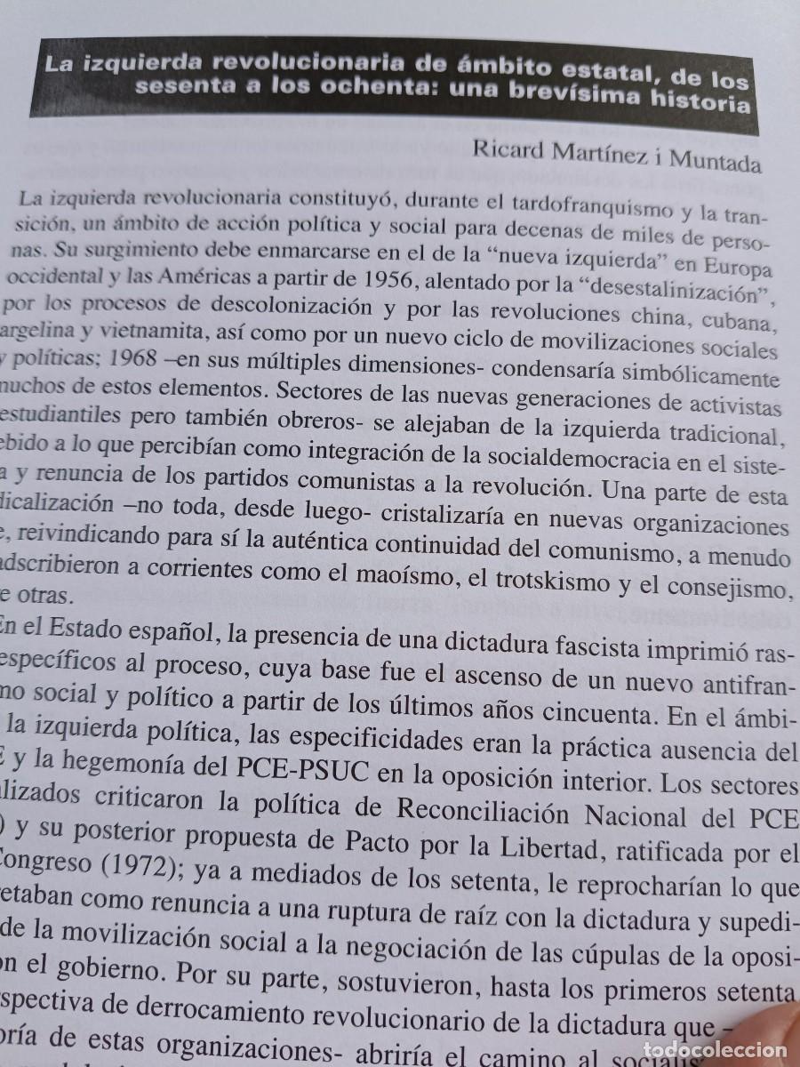 Coleccionismo de revistas y peri&oacute;dicos: HISTORIA DE PARTIDOS DE IZQUIERDA REVOLUCIONARIA DE LOS 60 A LOS 80. 11 P&Aacute;GS REVISTA VIENTO SUR 2013