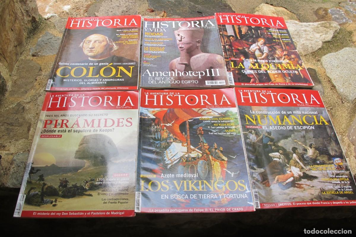 Coleccionismo de revistas y peri&oacute;dicos: LOTE 30 REVISTAS, 10 HISTORIA Y VIDA, 14 HISTORIA NATIONAL GEOGRAPHIC, 6 LA AVENTURA DE LA HISTORIA