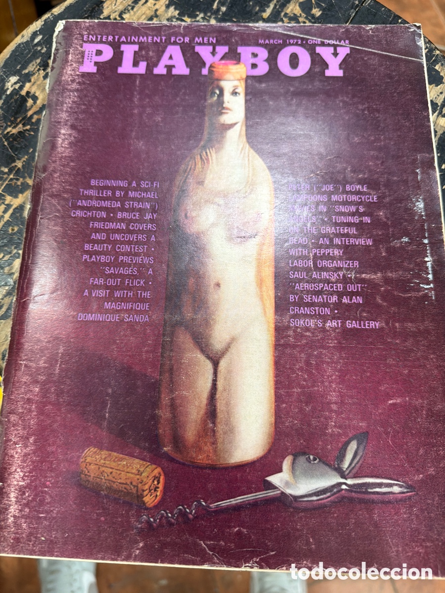 Coleccionismo de revistas y peri&oacute;dicos: Revista er&oacute;tica PLAYBOY.edici&oacute;n americana.vol 19 N 3 March 1972.contiene p&oacute;ster central