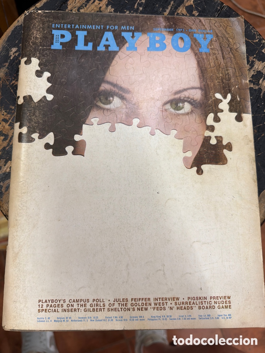 Coleccionismo de revistas y peri&oacute;dicos: Revista er&oacute;tica PLAYBOY.edici&oacute;n americana.vol 18 N 9 September 1971.contiene p&oacute;ster central