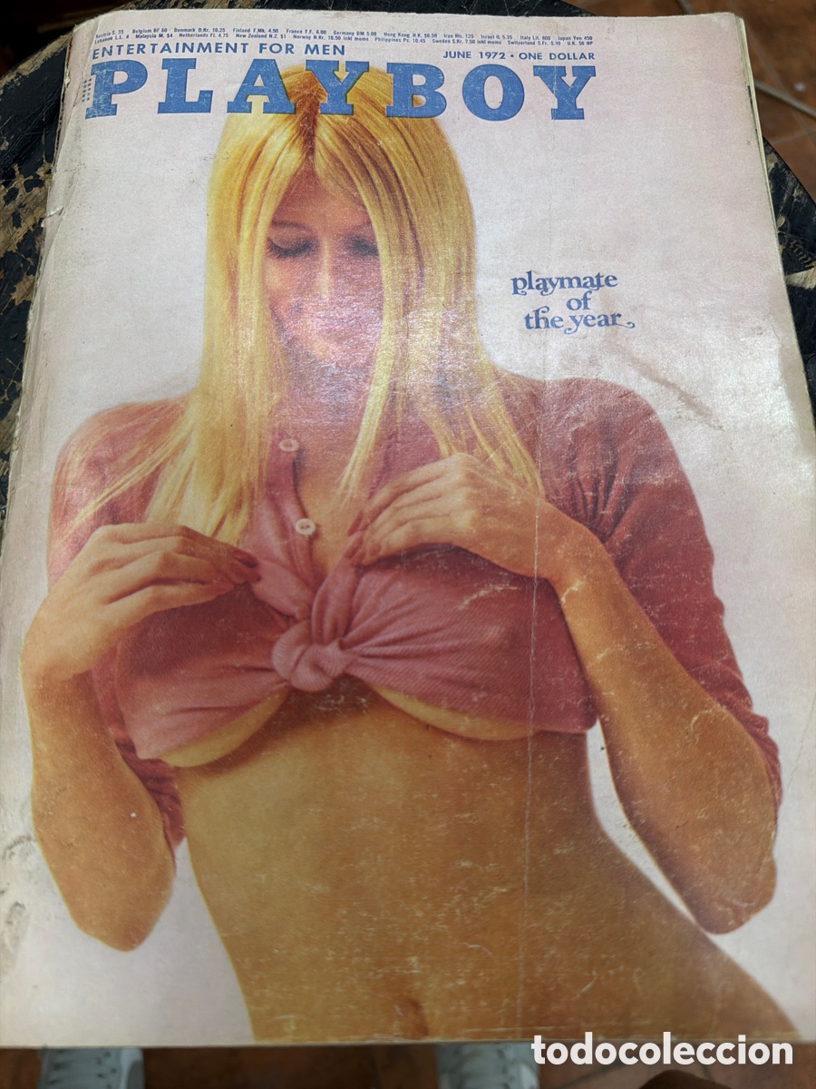 Coleccionismo de revistas y peri&oacute;dicos: Revista er&oacute;tica PLAYBOY.edici&oacute;n americana.vol 19 N 6 June 1972.contiene p&oacute;ster