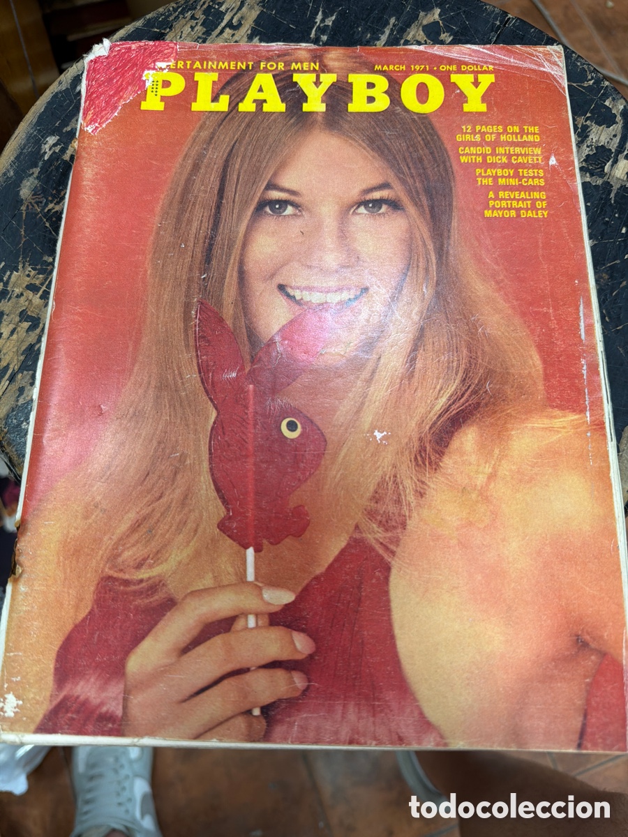 Coleccionismo de revistas y peri&oacute;dicos: Revista er&oacute;tica PLAYBOY.edici&oacute;n americana.vol 18 N 3 March 1971.contiene p&oacute;ster
