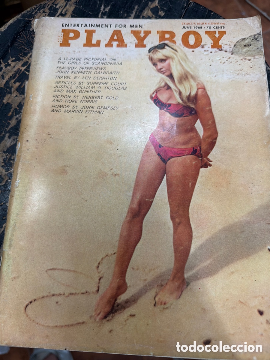Coleccionismo de revistas y peri&oacute;dicos: Revista er&oacute;tica PLAYBOY.edici&oacute;n americana.vol 15 N 6 June 1968.contiene p&oacute;ster