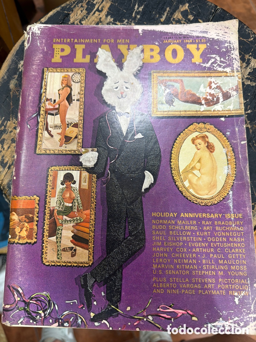 Coleccionismo de revistas y peri&oacute;dicos: Revista er&oacute;tica PLAYBOY.edici&oacute;n americana.vol 15 N 1 January 1968.contiene p&oacute;ster central