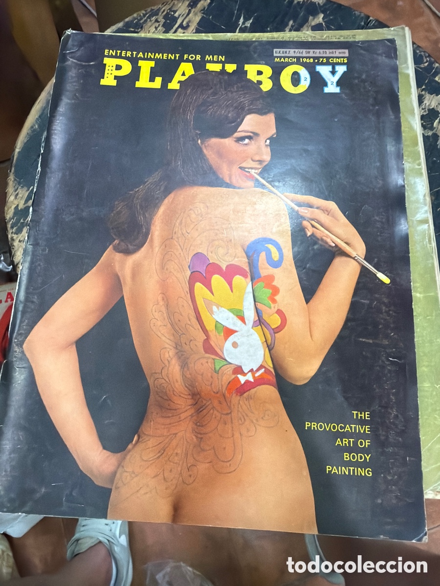 Collectionnisme de Revues et Journaux: Revista er&oacute;tica PLAYBOY.edici&oacute;n americana.vol 15 N 3 March 1968.contiene p&oacute;ster central
