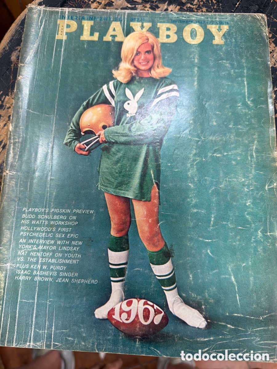 Coleccionismo de revistas y peri&oacute;dicos: Revista er&oacute;tica PLAYBOY. Edici&oacute;n americana.vol 14 N 9 September 1967.contiene p&oacute;ster central