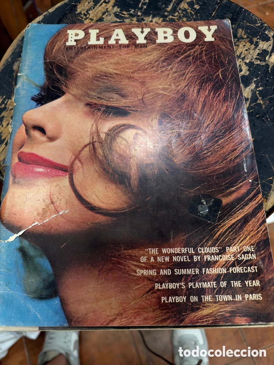 Coleccionismo de revistas y peri&oacute;dicos: Revista er&oacute;tica PLAYBOY.edicion americana.vol 9 N 4 April 1962.contiene p&oacute;ster