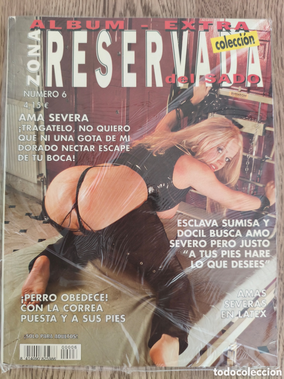 Coleccionismo de revistas y peri&oacute;dicos: EXTRA ALBUM ZONA RESERVADA DEL SADO 6 BONDAGE BDSM REPRECINTADA