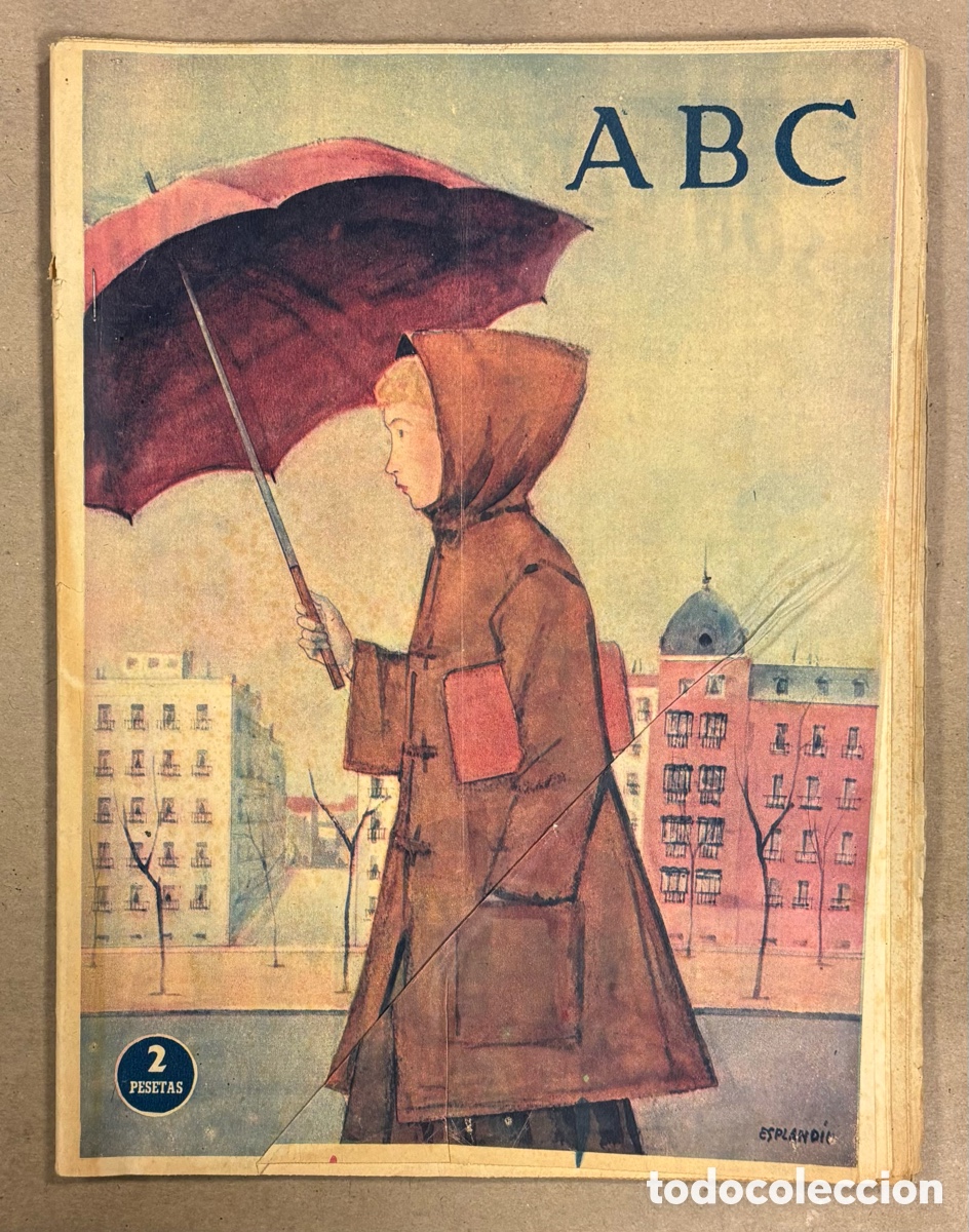 Coleccionismo de revistas y peri&oacute;dicos: ABC (15 MARZO 1958) ESPLANDIU, TETU&Aacute;N, FINISTERRE, GARC&Iacute;A LORCA Y EL GITANISMO, VALENCIA DEL CID,..