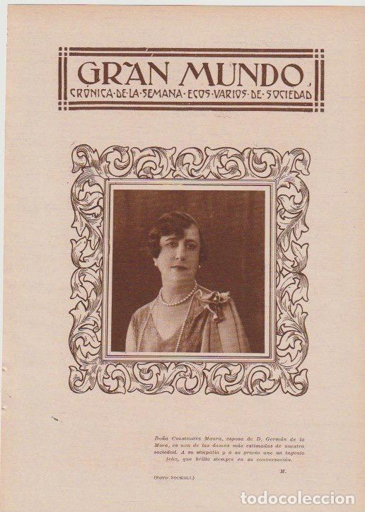 Coleccionismo de revistas y peri&oacute;dicos: Do&ntilde;a Constancia Mora - 1930