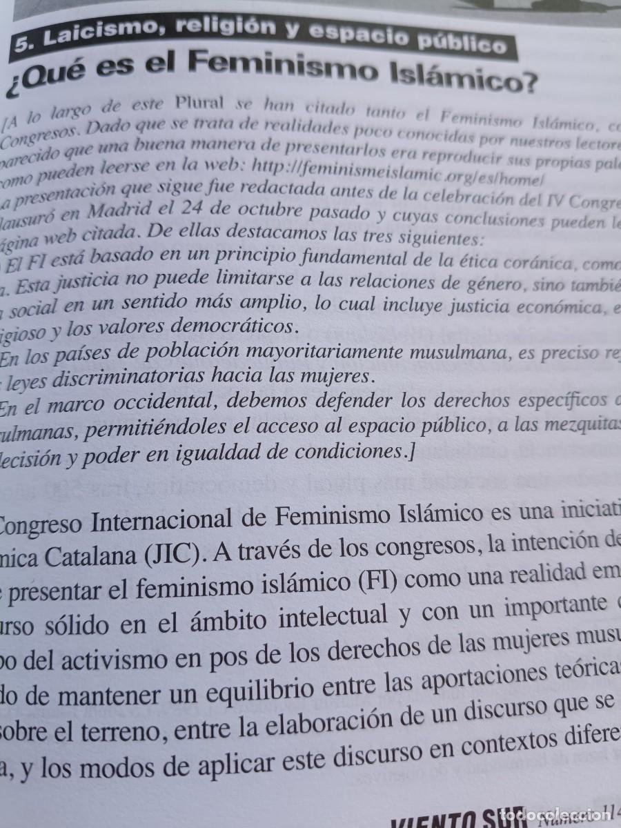 Coleccionismo de revistas y peri&oacute;dicos: &iquest;QU&Eacute; ES EL FEMINISMO ISL&Aacute;MICO? 7 P&Aacute;GS VIENTO SUR 2011