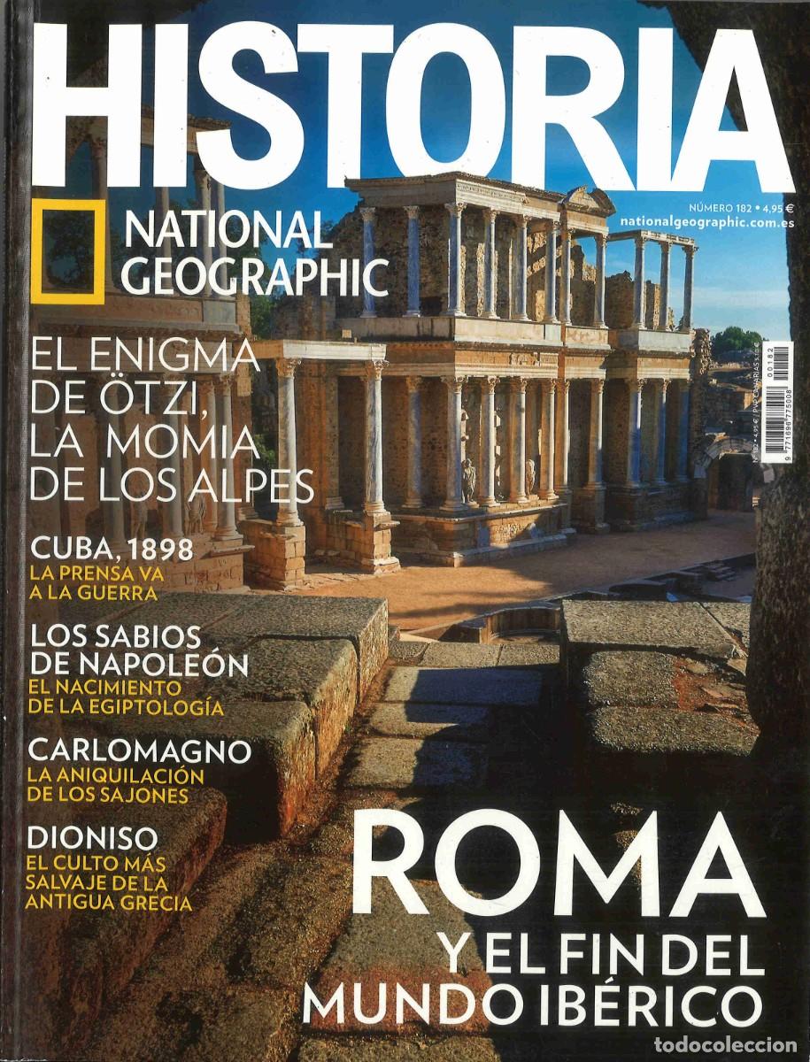 Coleccionismo de revistas y peri&oacute;dicos: National Geographic Historia. n&ordm; 182. Roma y el fin del mundo ib&eacute;rico