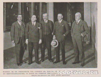 Coleccionismo de revistas y peri&oacute;dicos: El presidente del consejo Garc&iacute;a Prieto, miembros comisi&oacute;n por el golpe de estado de 1923 - 1931