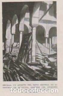 Coleccionismo de revistas y peri&oacute;dicos: * SEVILLA * Incendio en la Escuela de Medicina - 1931
