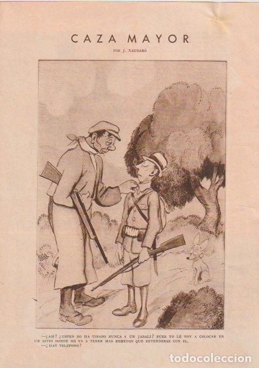 Coleccionismo de revistas y peri&oacute;dicos: Caza Mayor / humor por Xaudar&oacute; - 1931