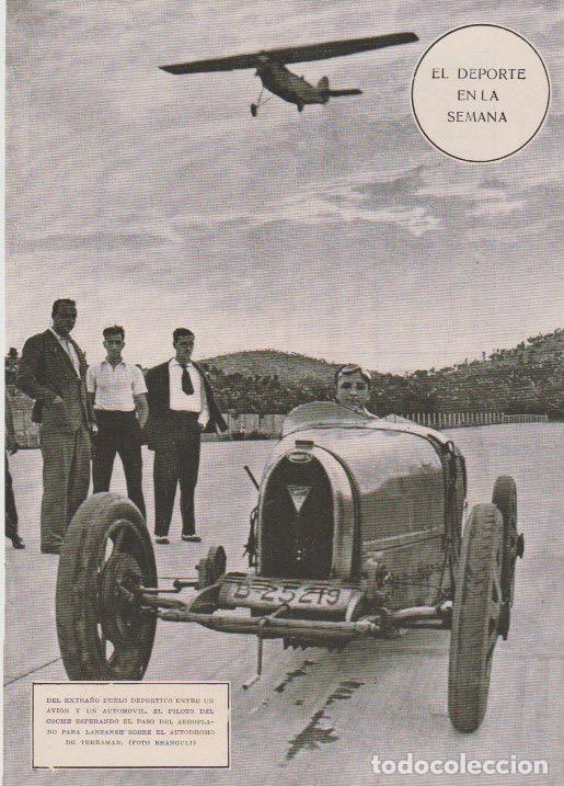 Coleccionismo de revistas y peri&oacute;dicos: * DEPORTES * Aut&oacute;dromo de Terramar; waterpolo en Chamart&iacute;n; f&uacute;tbol: Latina y Pav&oacute;n... - 1931