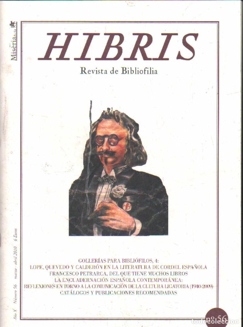 Coleccionismo de revistas y peri&oacute;dicos: HIBRIS, REVISTA DE BIBLIOFILIA N&ordm;. 56.A-BIBLIO-276