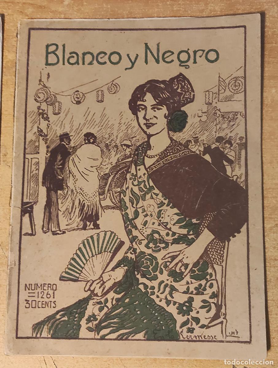 Coleccionismo de revistas y peri&oacute;dicos: hist&oacute;rica revista ilustrada espa&ntilde;ola Blanco y Negro
