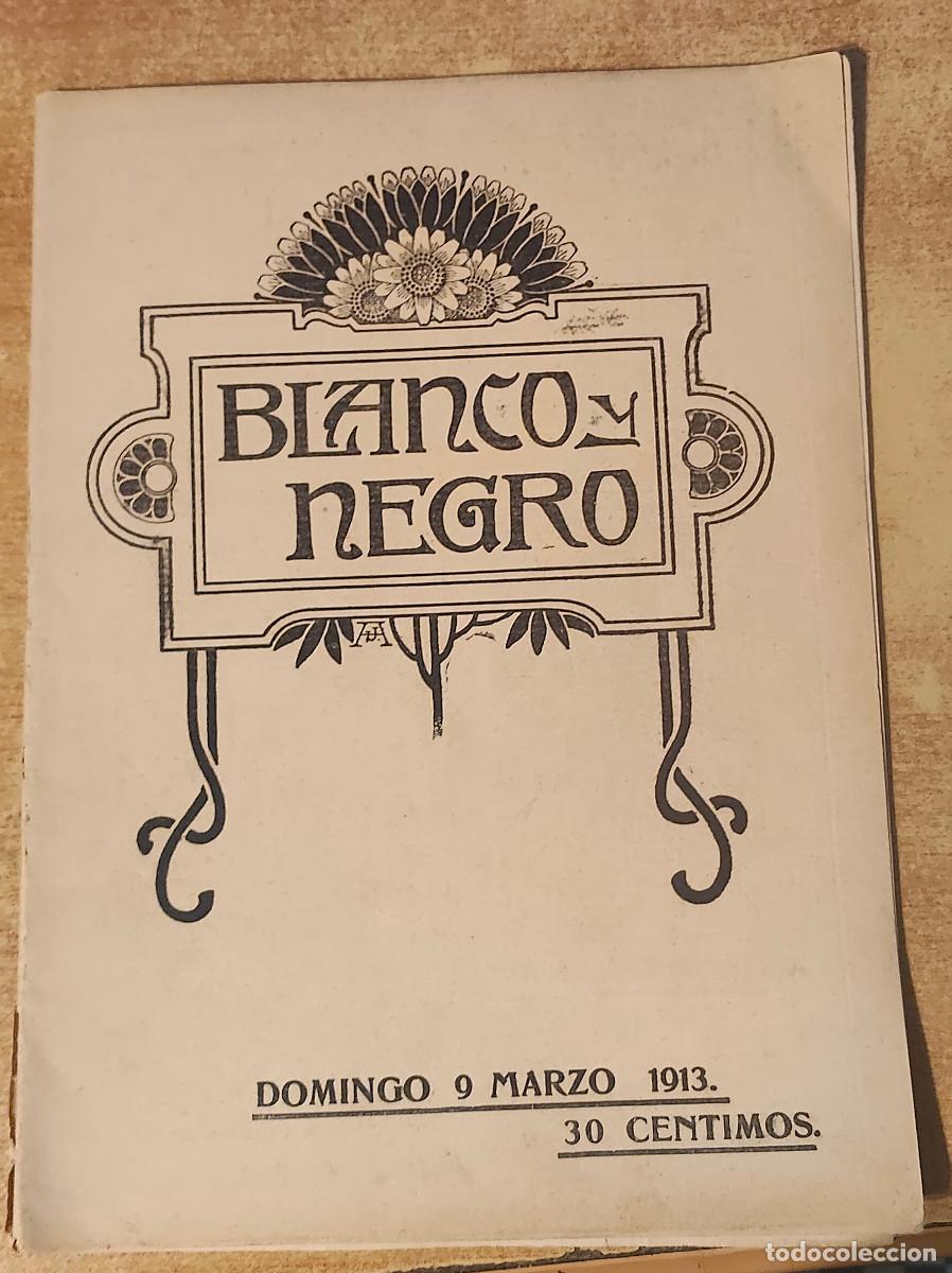 Coleccionismo de revistas y peri&oacute;dicos: hist&oacute;rica revista ilustrada espa&ntilde;ola Blanco y Negro