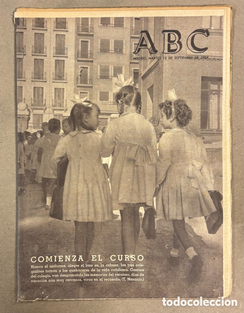 Coleccionismo de revistas y peri&oacute;dicos: ABC (15 SEPTIEMBRE 1963) COMIENZA EL CURSO, CRISIS DE CHIPRE Y VIETNAM, REGATA DE LA CONCHA, TIMONER
