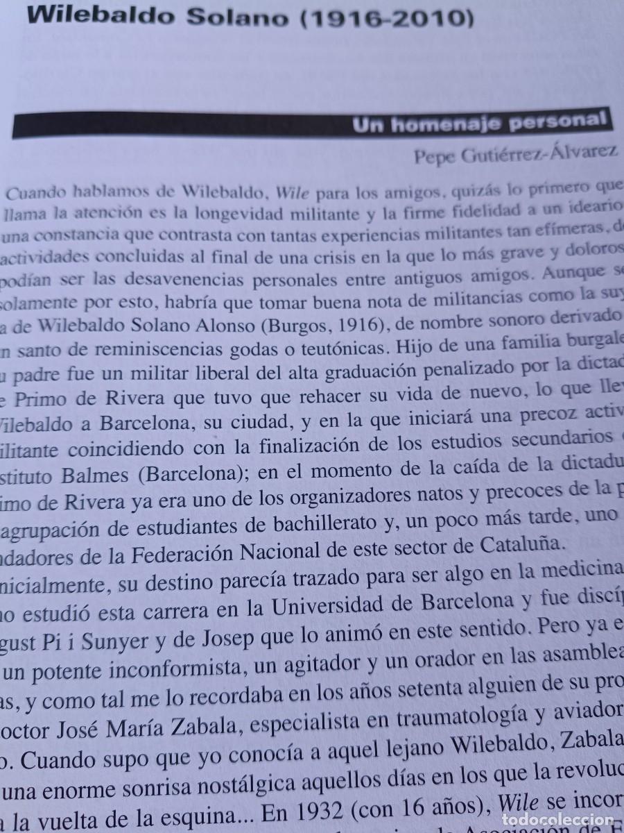 Coleccionismo de revistas y peri&oacute;dicos: WILEBALDO SOLANO Y EL POUM. 10 P&Aacute;GS VIENTO SUR 2010