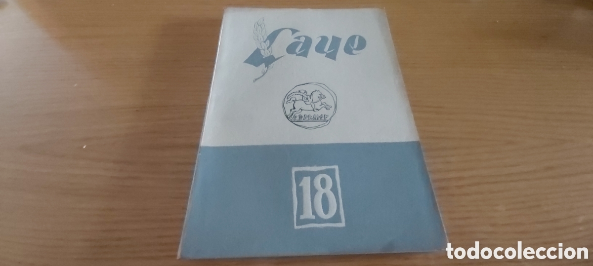 Coleccionismo de revistas y peri&oacute;dicos: REVISTA LAYE N&deg;18. 1952.18 SELLOS DE FALANGE BARCELONA