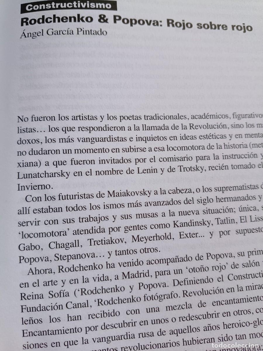 Coleccionismo de revistas y peri&oacute;dicos: CONSTRUCTIVISMO. RODCHENKO Y POPOVA Y LA REVOLUCI&Oacute;N RUSA. 5 P&Aacute;GS VIENTO SUR 2010