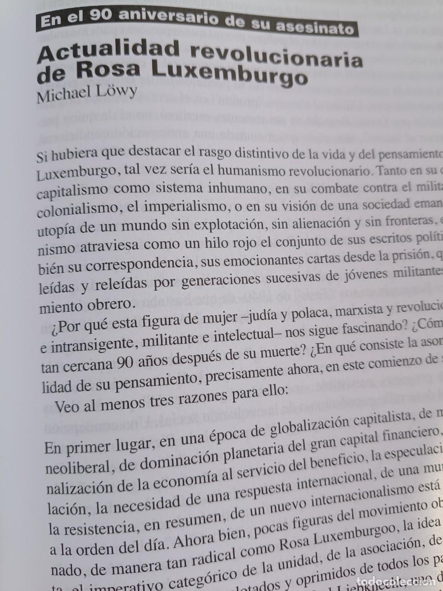 Coleccionismo de revistas y peri&oacute;dicos: ACTUALIDAD REVOLUCIONARIA DE ROSA LUXEMBURGO. 5 P&Aacute;GS VIENTO SUR 2009
