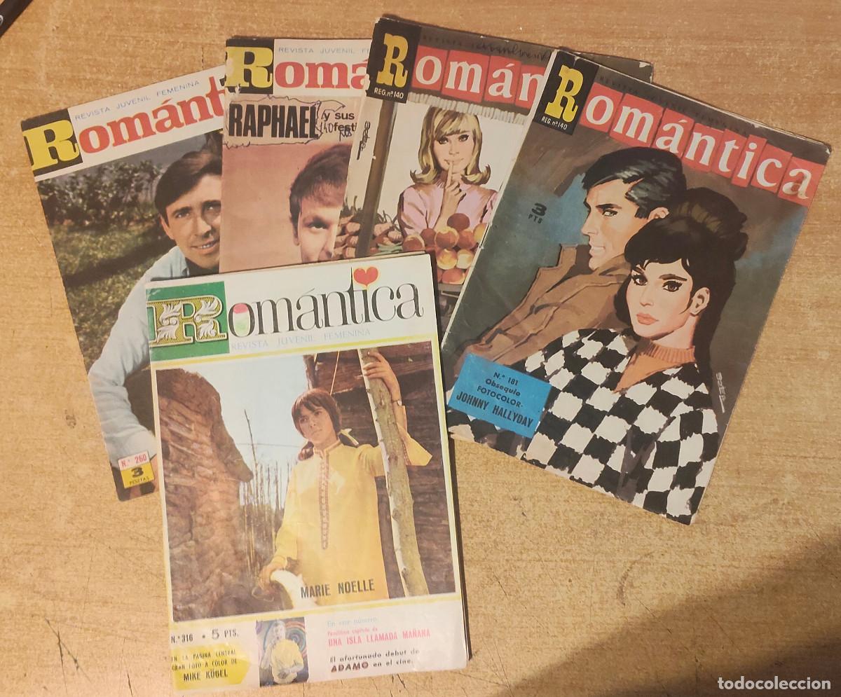 Coleccionismo de revistas y peri&oacute;dicos: lote de 5 revistas Rom&aacute;ntica