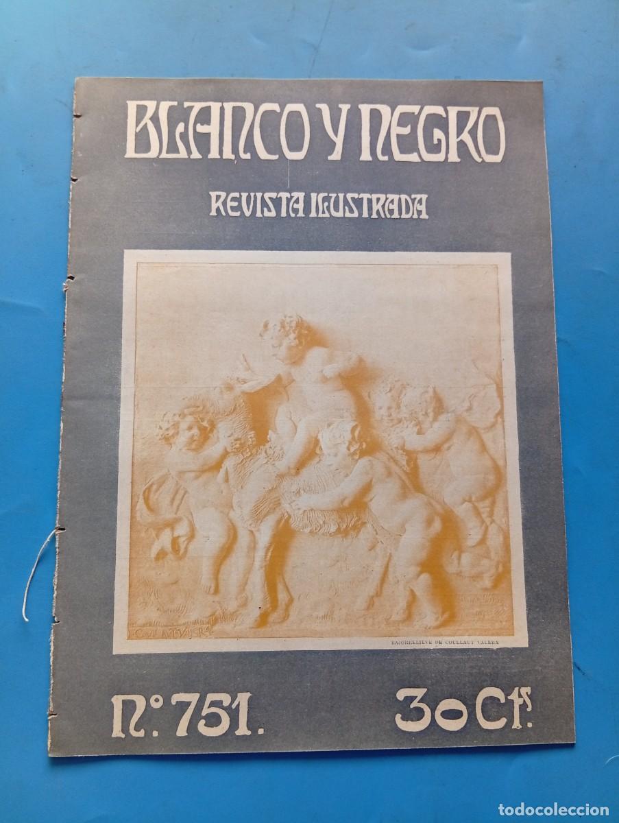 Collezionismo di Riviste e Giornali: BLANCO Y NEGRO. N&ordm; 751. A&Ntilde;O 1905. MADAMA LEBRUN. BIARRITZ EN SEPTIEMBRE. ESCUELA DE JARDINER&Iacute;.. LEER