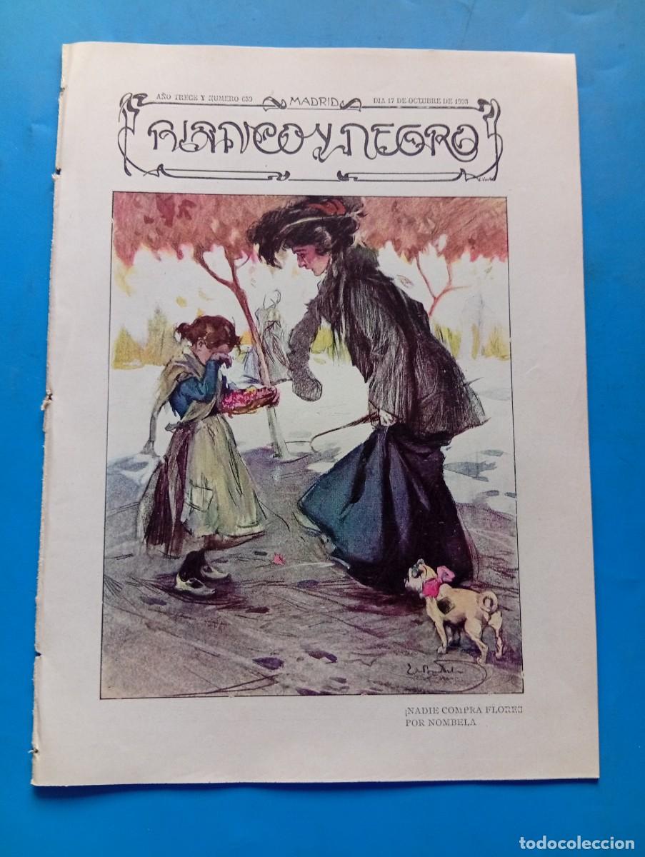 Coleccionismo de revistas y peri&oacute;dicos: BLANCO Y NEGRO. N&ordm; 650. A&Ntilde;O 1903. EL MUSEO DE REPRODUCCIONES (MADRID). LOS DUQUES DE UZ&Eacute;S Y ... LEER
