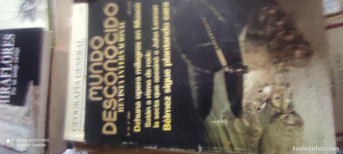 Coleccionismo de revistas y peri&oacute;dicos: REVISTA MUNDO DESCONOCIDO N&ordm; 65-6&ordm; A&Ntilde;O-DZHUNA OPERA MILAGROS MOSCU, LA SECTA Q ASESINO A JOHN LENNON