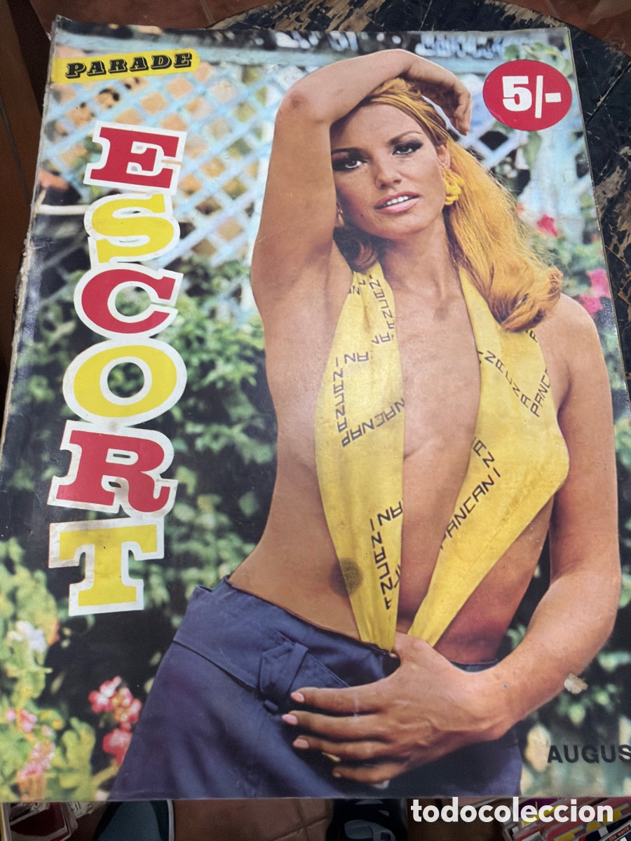 Coleccionismo de revistas y peri&oacute;dicos: Revista er&oacute;tica vintage pin-ups ESCORT.a&ntilde;os 60 August .ilustrado profusamente