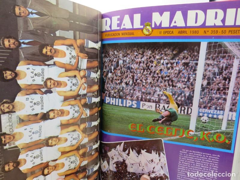 Coleccionismo de revistas y peri&oacute;dicos: Tomo Encuadernado Revistas Oficiales Real Madrid (Mayo 1979 - Septiembre 1980) - &Eacute;poca de &rdquo;Los Garc&iacute;