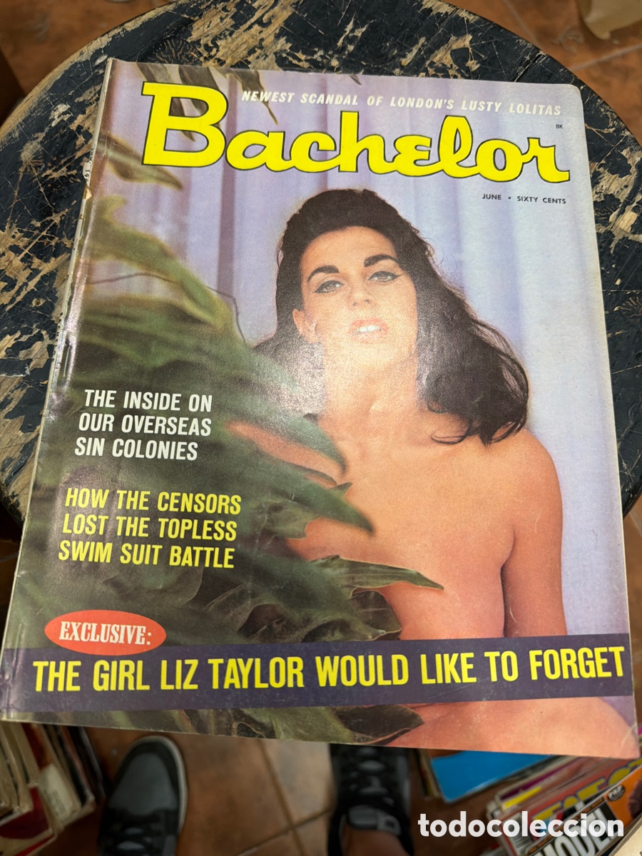 Coleccionismo de revistas y peri&oacute;dicos: Revista er&oacute;tica vintage pin-ups BACHELOR.vol 6 N 3 June 1965.edici&oacute;n americana