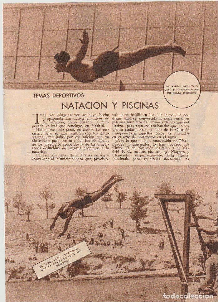 Collectionnisme de Revues et Journaux: Nataci&oacute;n y piscinas / Tom Ray - 1931