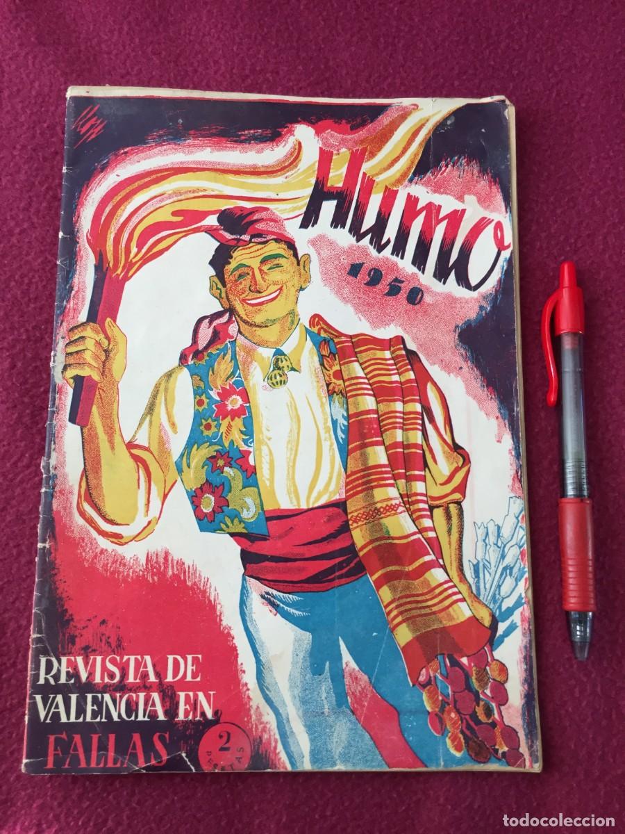 Coleccionismo de revistas y peri&oacute;dicos: REVISTA FALLERA N&ordm; 5 HUMO 1950 - FALLAS VALENCIA ,- PORTADA DE UN FALLERO - ORIGINAL