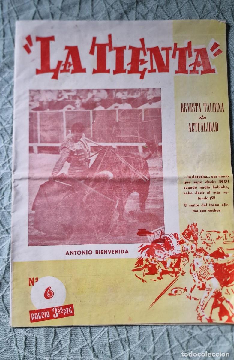 Coleccionismo de revistas y peri&oacute;dicos: LA TIENTA N&ordm; 6 SALAMANCA 1955 &ndash; RUFINO AGUIRRE + 6 ESQUELAS