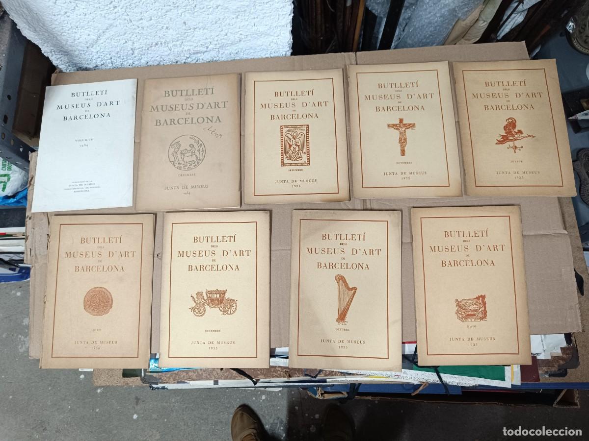 Coleccionismo de revistas y peri&oacute;dicos: LOTE 8 ANTIGUAS REVISTAS, BUTLLET&Iacute; DELS MUSEUS D'ART DE BARCELONA 1934 - 1935, ARTE, EN CATALAN -P29