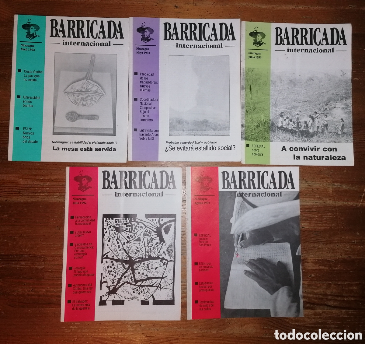 Coleccionismo de revistas y peri&oacute;dicos: Lote BARRICADA INTERNACIONAL