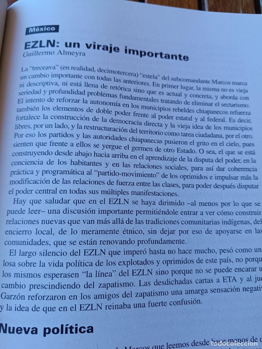 Coleccionismo de revistas y peri&oacute;dicos: MEXICO: EZLN, VIRAJE IMPORTANTE ZAPATISTA. 4 P&Aacute;GS VIENTO SUR 2003