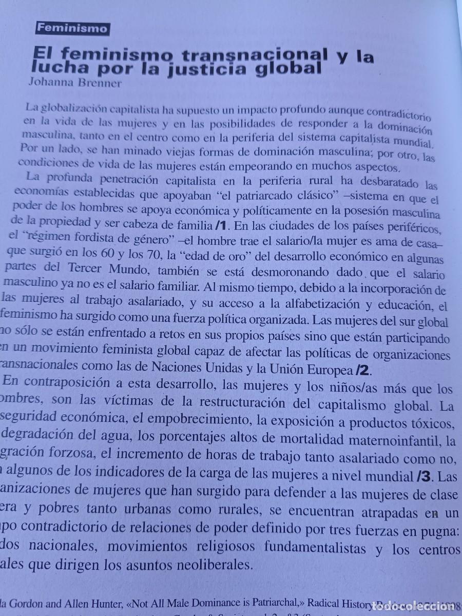 Coleccionismo de revistas y peri&oacute;dicos: FEMINISMO TRANSNACIONAL ENTRE EL NACIONALISMO PATRIARCAL Y EL NEOCOLONIALISMO 16 P&Aacute;G VIENTO SUR 2003