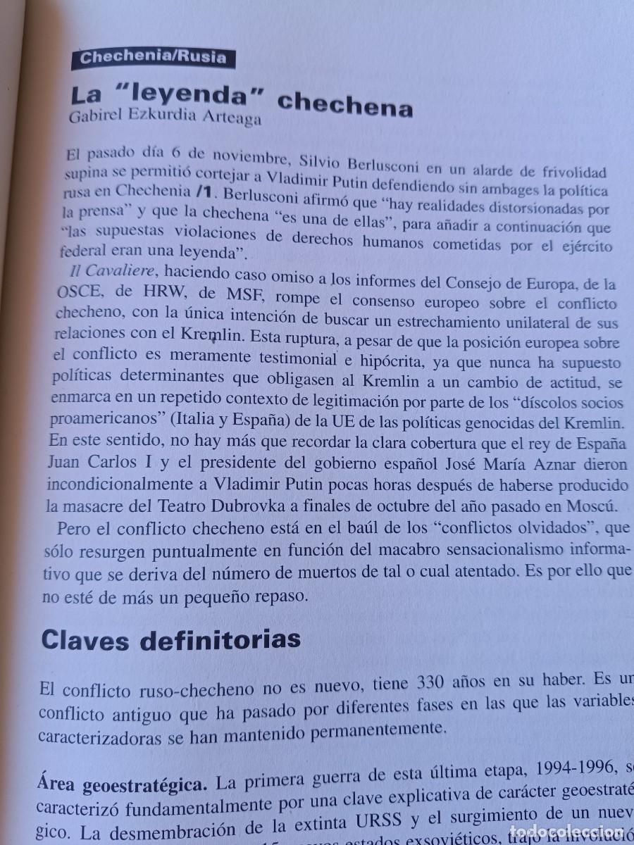 Coleccionismo de revistas y peri&oacute;dicos: CLAVES DEL CONFLICTO ENTRE RUSIA Y CHECHENIA, 9 P&Aacute;GS VIENTO SUR 2003