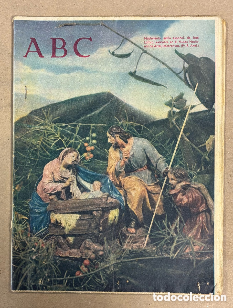 Coleccionismo de revistas y peri&oacute;dicos: ABC (19 DICIEMBRE 1959) &ldquo;NACIMIENTO&rdquo; JOS&Eacute; LAFORA, PUBLICIDAD MARIQUITA P&Eacute;REZ, PRIMER SORTEO LOTER&Iacute;A