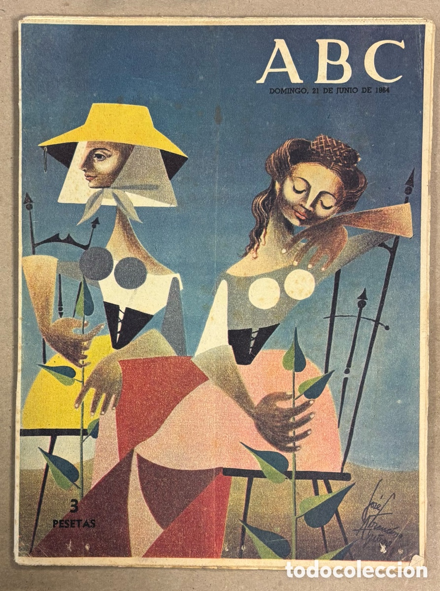 Coleccionismo de revistas y peri&oacute;dicos: ABC (21 JUNIO 1964) URSS - ESPA&Ntilde;A FINAL EUROCOPA &lsquo;64, GALLIPOLI, LOLA RODR&Iacute;GUEZ ARAG&Oacute;N, ESPADAS JAPO